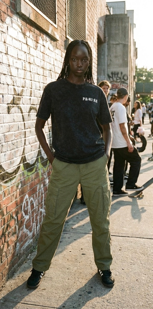 Outsider Core Snow Washed Oversized T-Shirt